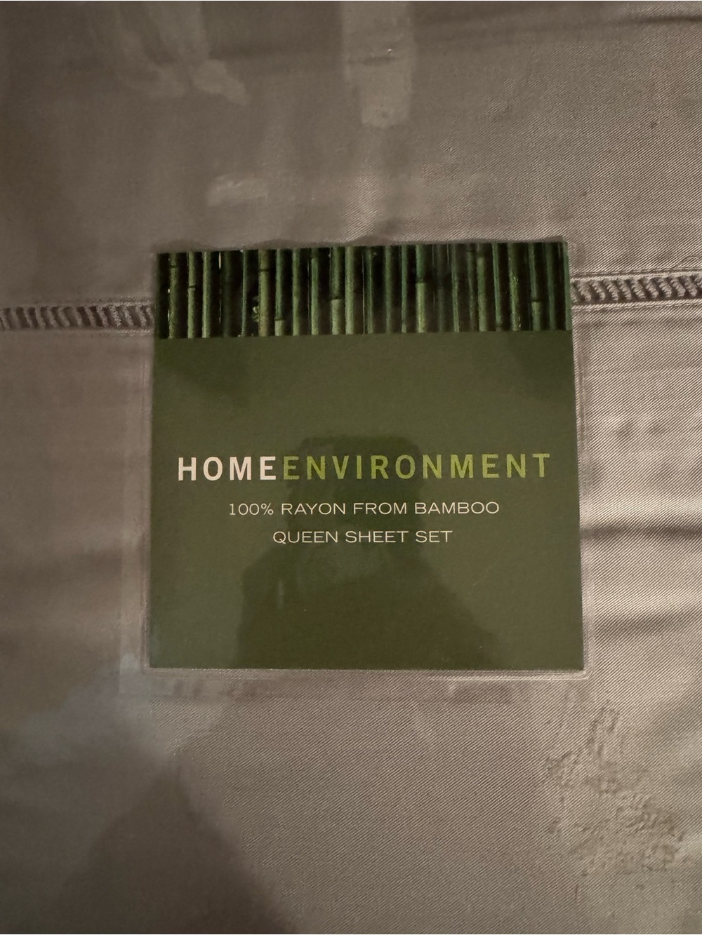 Home Environment Queen Sheet Set - light grey